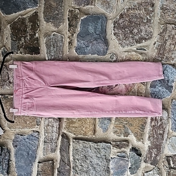 Spanx Jean-ish Ankle Leggings-Pink with FauxPockets Size XS/TP - Picture 1 of 6